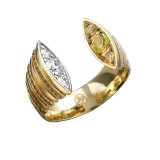 Кольцо из желтого золота 585 пробы с Бриллиантом 01К6312199-4
