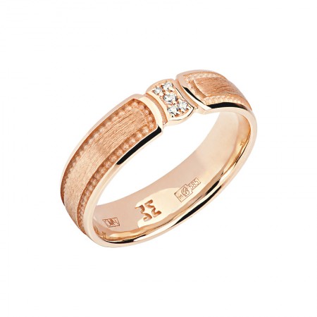 Обручальные кольца из золота 585 с Бриллиантом 01О610335