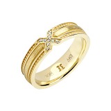 Обручальные кольца из золота 585 с Бриллиантом 01О630328