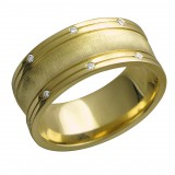 Обручальные кольца из желтого золота 585 пробы с Бриллиантом 01О630451
