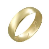 Обручальные кольца из желтого золота 585 пробы 01О030167