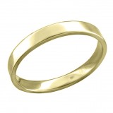 Обручальные кольца из желтого золота 585 пробы 01О030464