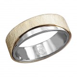 Обручальные кольца из комбинированного золота 585 пробы 01О060457Ж