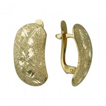 Серьги из желтого золота 585 пробы 01С735453