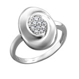 Кольцо из серебра 925 с Фианитом 01К1513062
