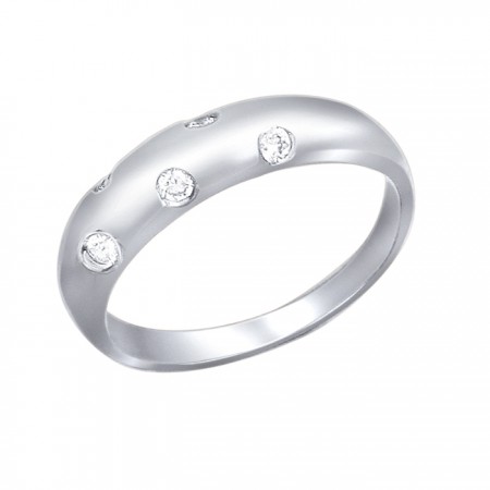 Кольцо из серебра 925 с Фианитом 01К151848
