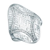 Кольцо из серебра 925 с Фианитом 01К159744
