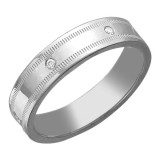 Обручальные кольца из серебра 925 с Фианитом 01О150117