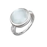 Кольцо из серебра 925 с Кошачьим Глазом Г16К45120142Д