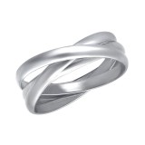 Обручальные кольца из серебра 925 01О050022