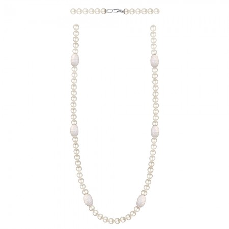 Ожерелье из серебра 925 с Жемчугом 01Л351526-1