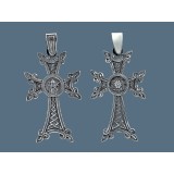Крест из серебра 925 пробы 01Р050783