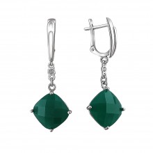 Серьги из серебра 925 с Фианитом 01С2511140-3