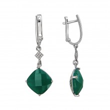 Серьги из серебра 925 с Фианитом 01С2511142-3