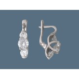 Серьги из серебра 925 с Фианитом У15С150318