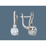 Серьги из серебра 925 с Фианитом У15С150325